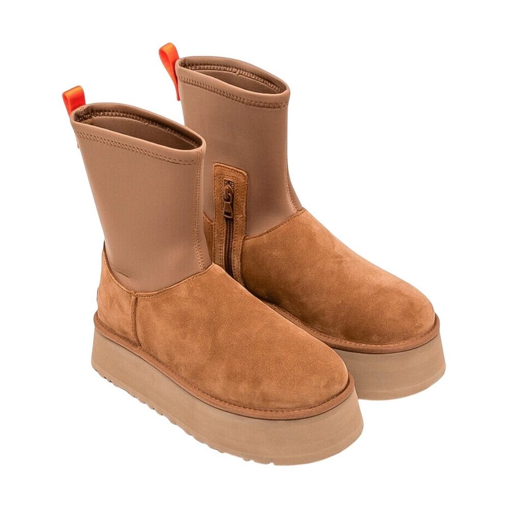NWB Ugg Chestnut Classic Dipper 100% Authentic Stretch Sock Boots Booties Size 8